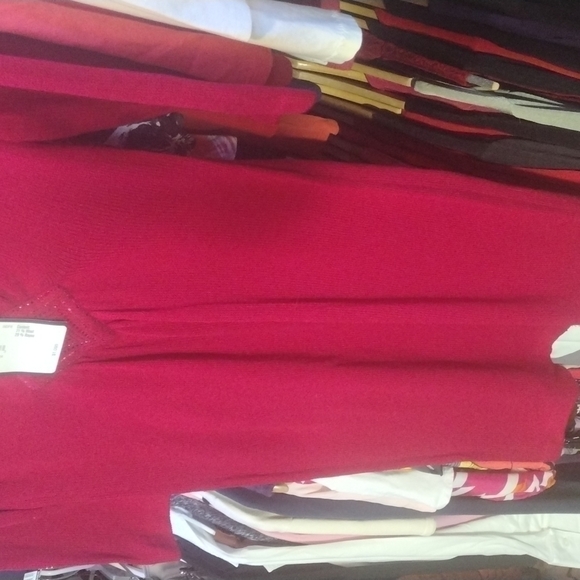 St John Evening Dress Wildfire Size 10 NWT - Picture 5 of 10